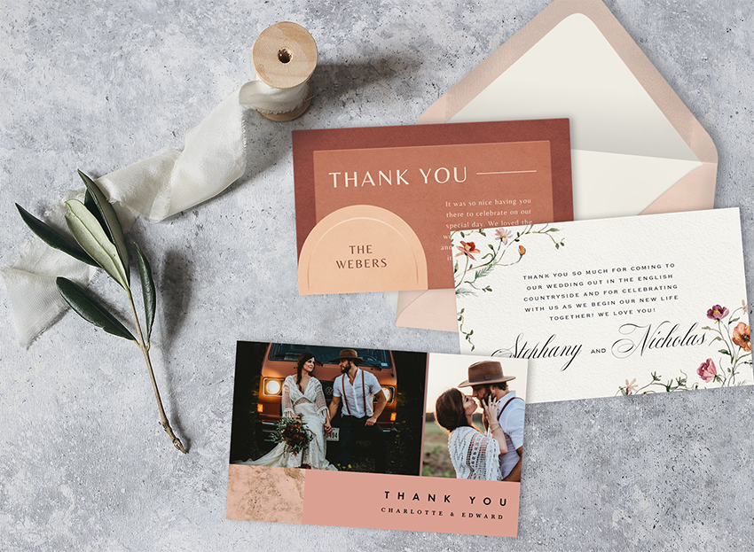 thank-you notes martha stewart on whose name goes first on wedding thank you cards