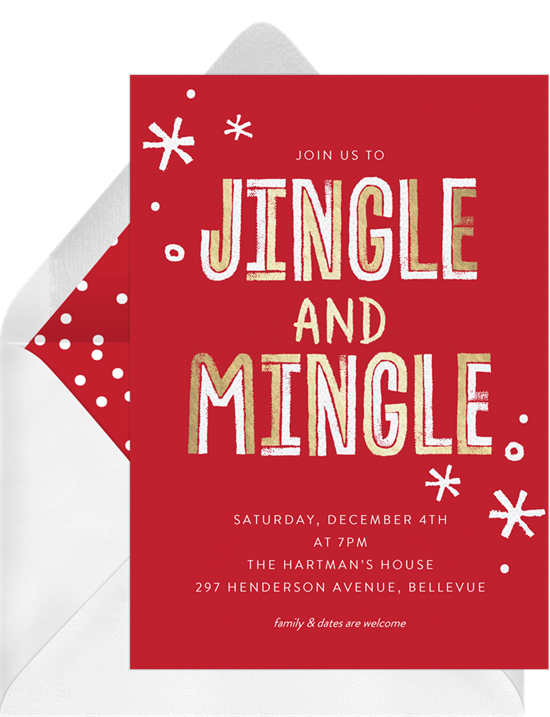 14 Christmas Party Invitations To Make The Season Bright STATIONERS