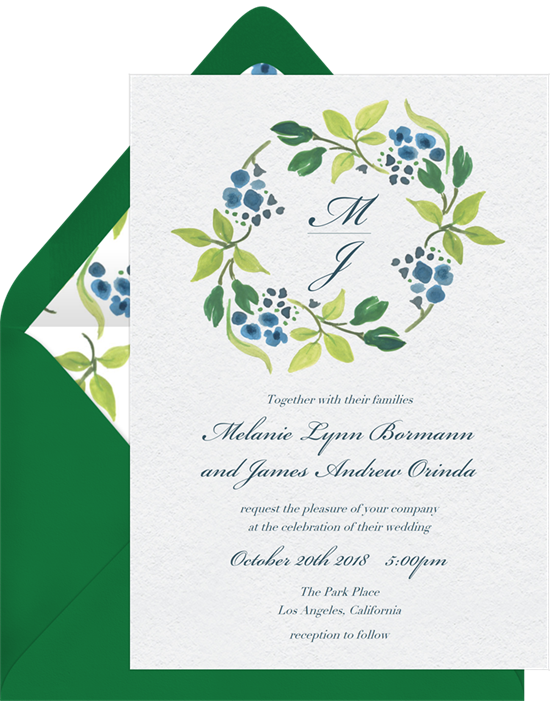 12 Watercolor Wedding Invitations That Are Actually Works Of Art