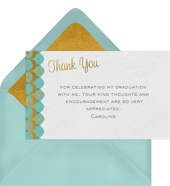 Graduation Party Thank You Cards Message Jaka Attacker