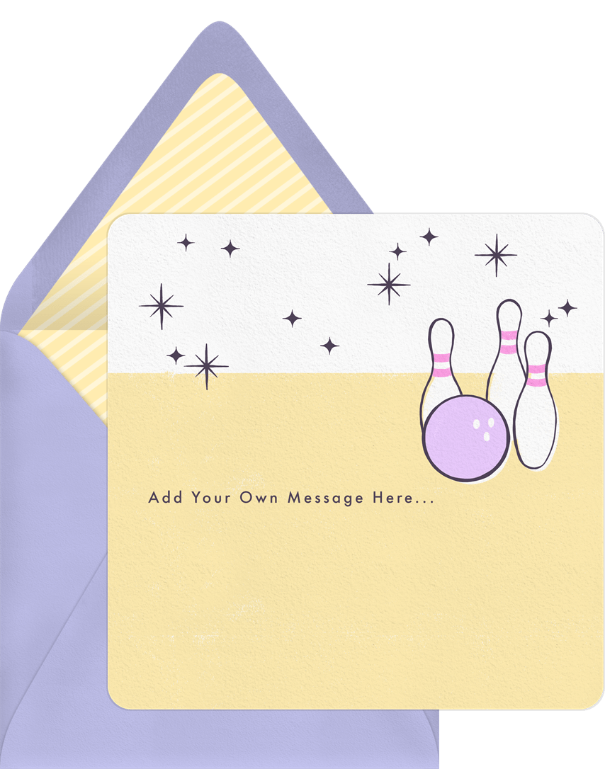 Retro Bowl Invitations in Pink | Greenvelope.com