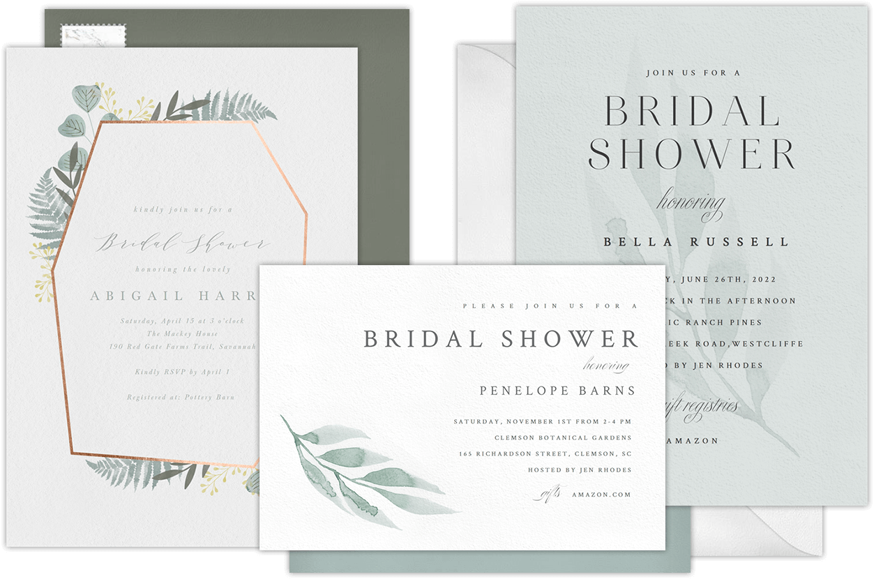 Email Online Bridal Shower Invitations that WOW!